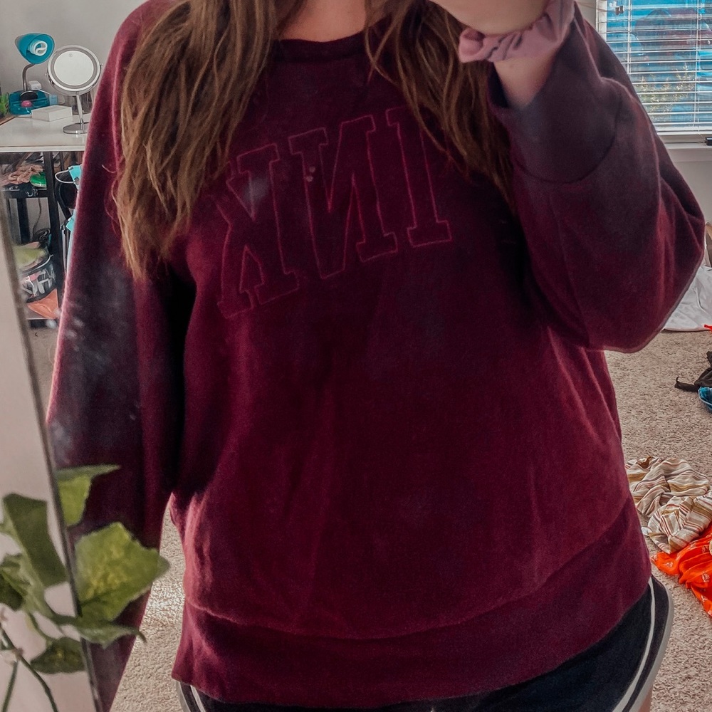 purple crewneck from PINK!